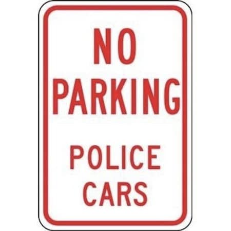 Accuform PRIVATE ROAD TRAFFIC SIGN NO THRU FRP283RA FRP283RA